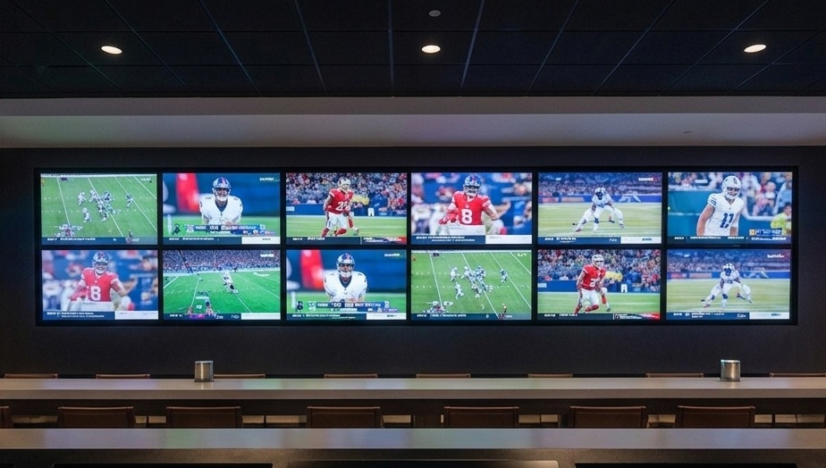 Sports Bar 12-TV Matrix Array — Rocky Mount, NC | Carolina AV Group installation