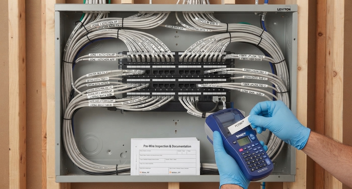 Structured low-voltage wiring