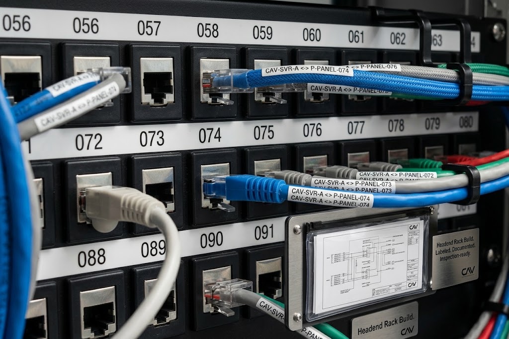 Structured cabling detail