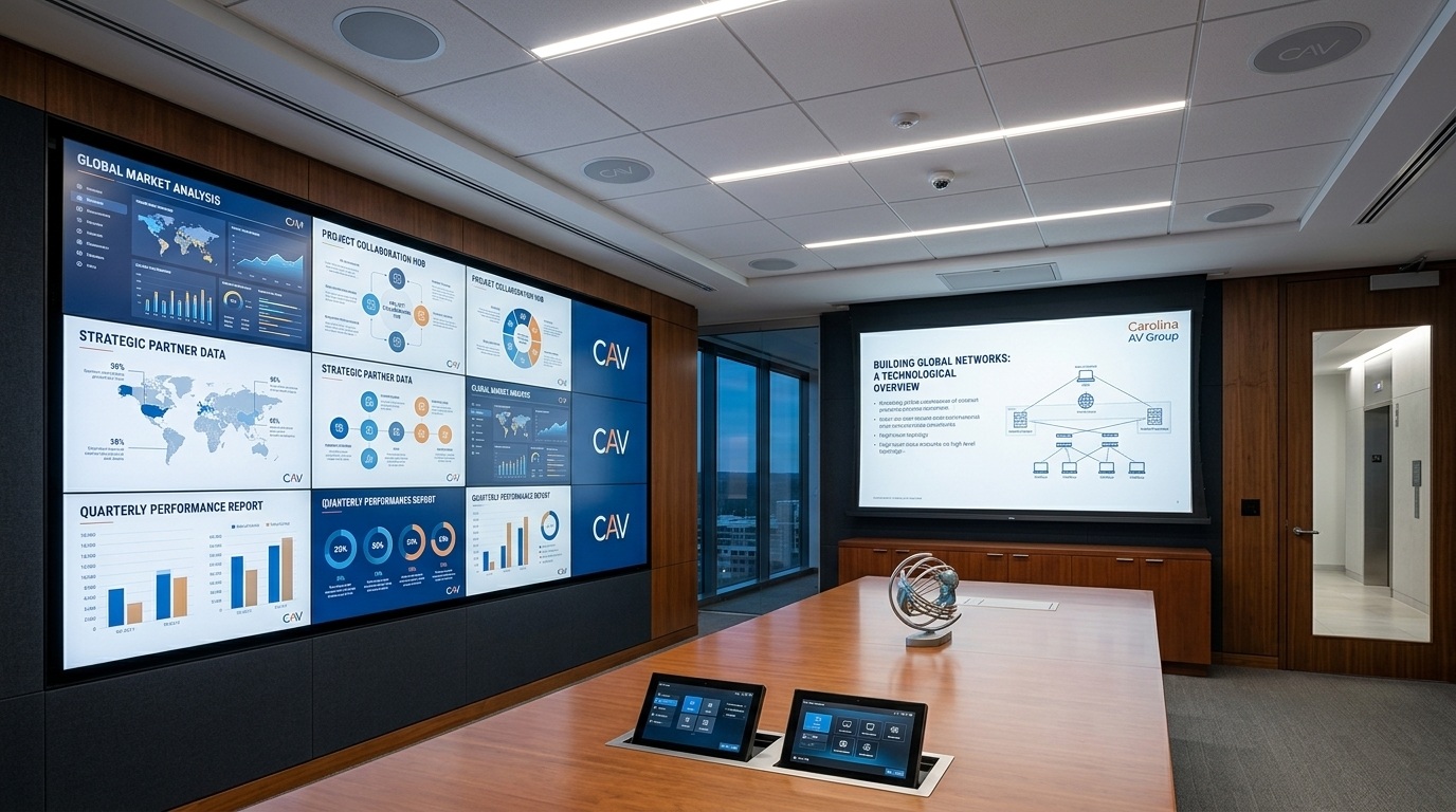 Commercial conference room AV system